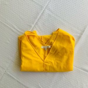 Flows yellow blouse